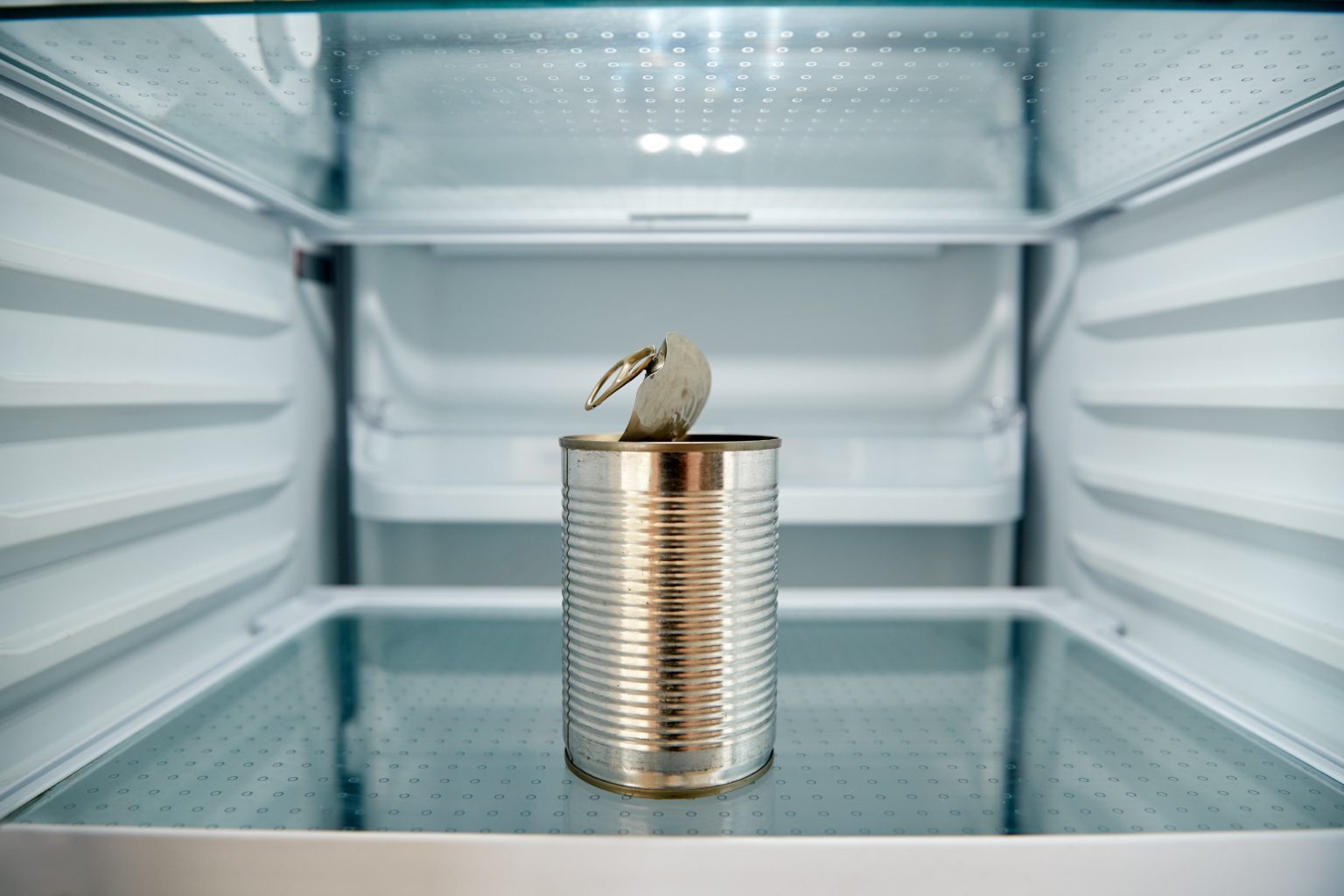 A Container Kept In The Refrigerator