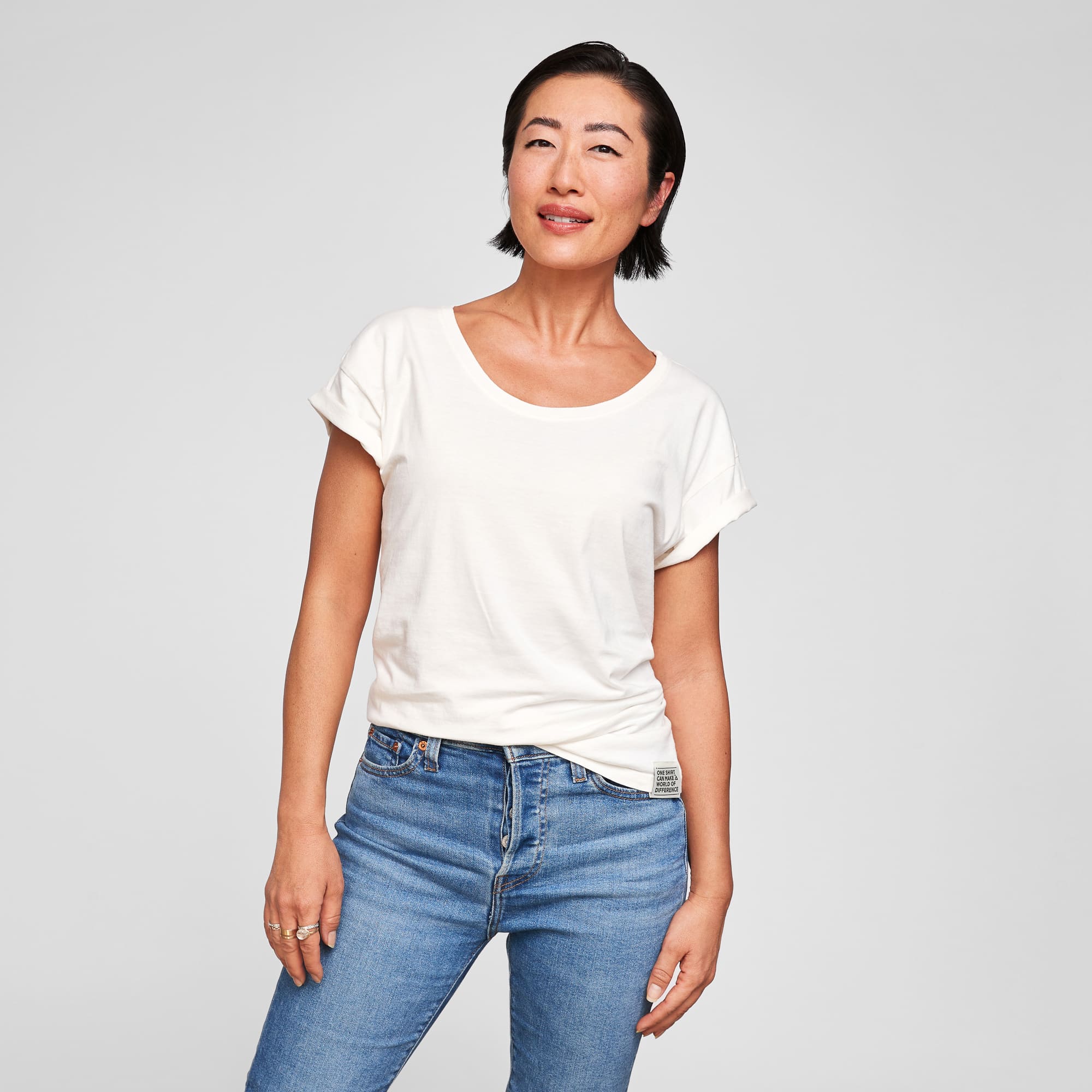 WHISPER WHITE ORGANIC BOXY SCOOP Whisper White Organic Boxy Scoop by ALTER X