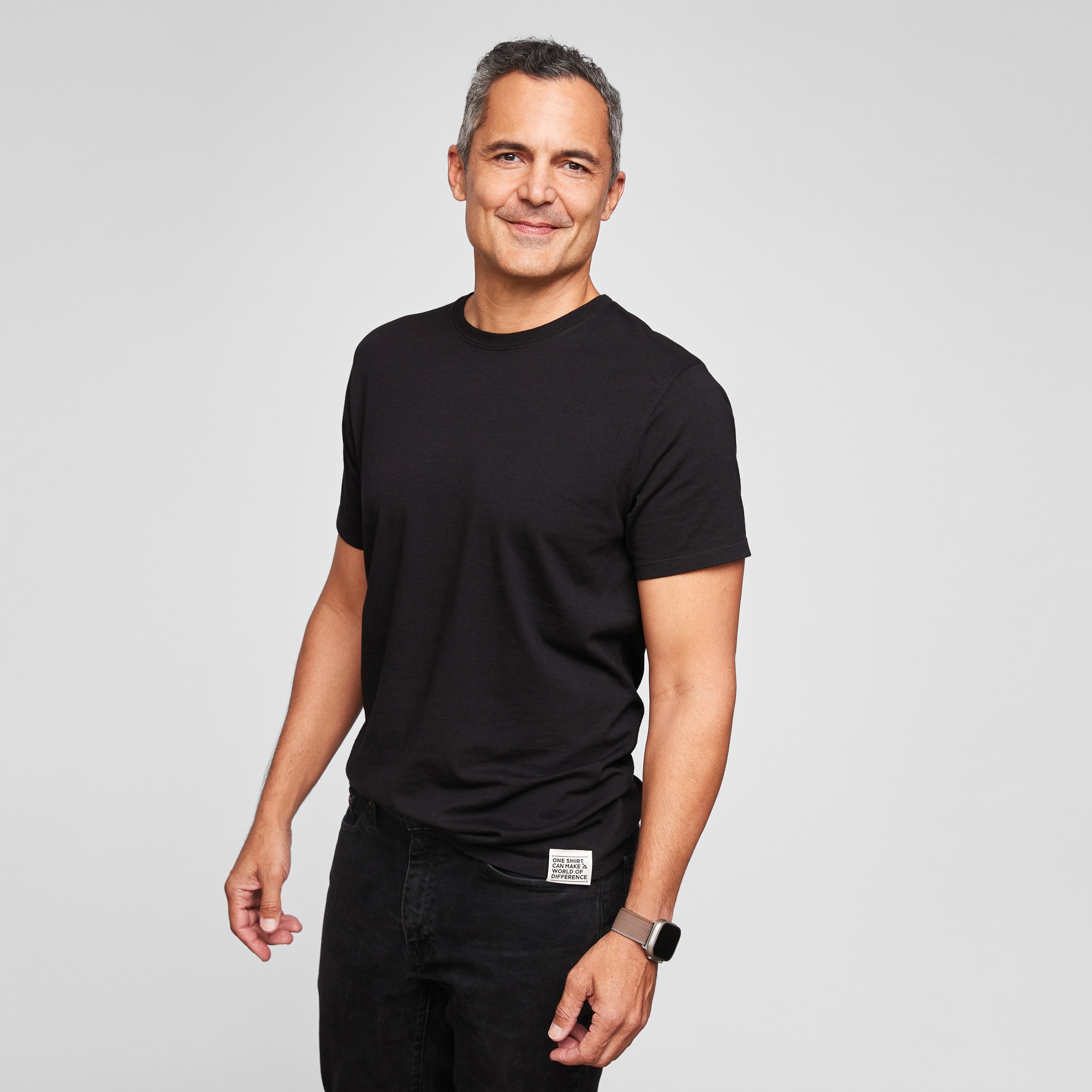 GALAXY BLACK PREMIUM ORGANIC CREW The Premium Black Organic Cotton T-Shirt by ALTER X