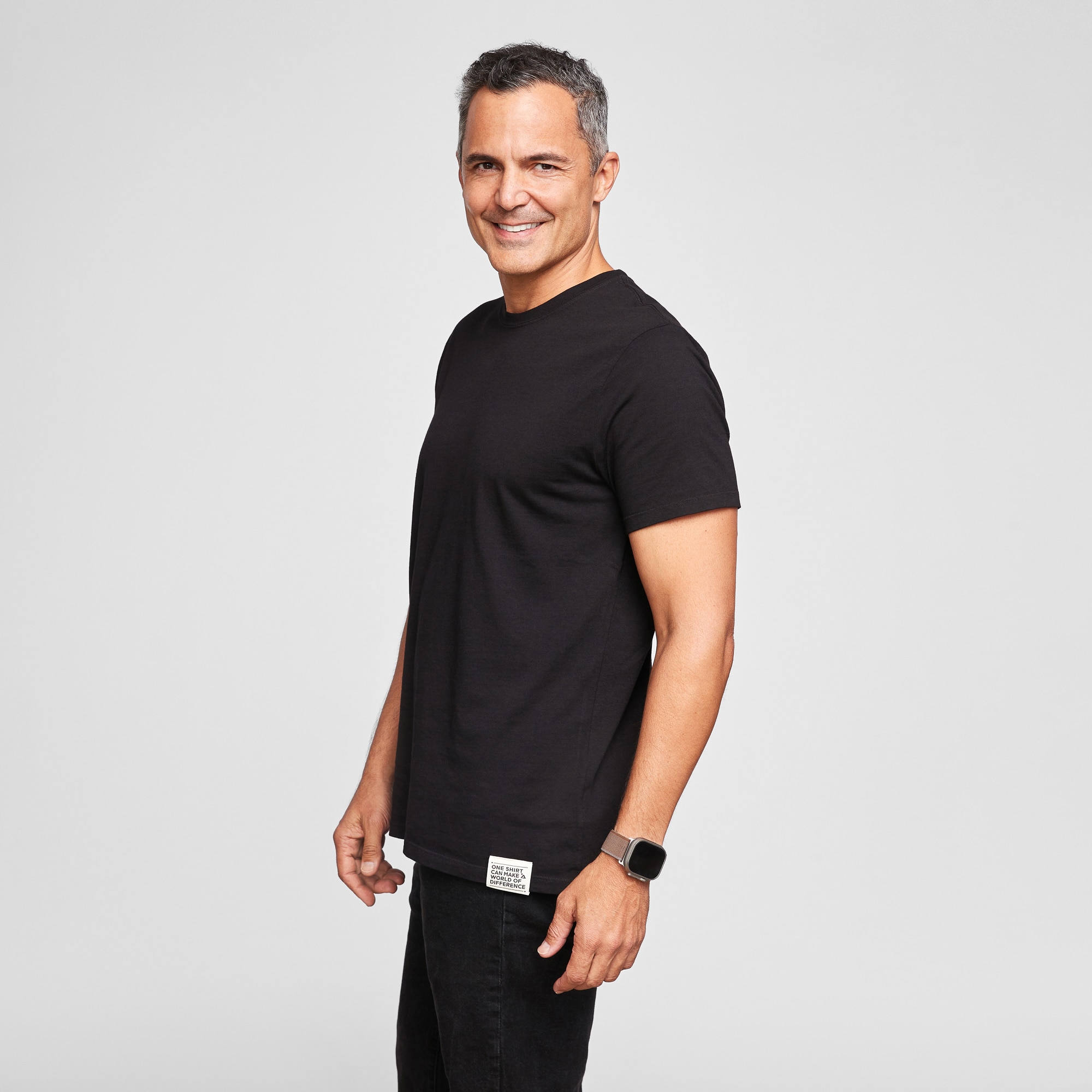 GALAXY BLACK PREMIUM ORGANIC CREW The Premium Galaxy Black Organic Cotton T-Shirt by ALTER X